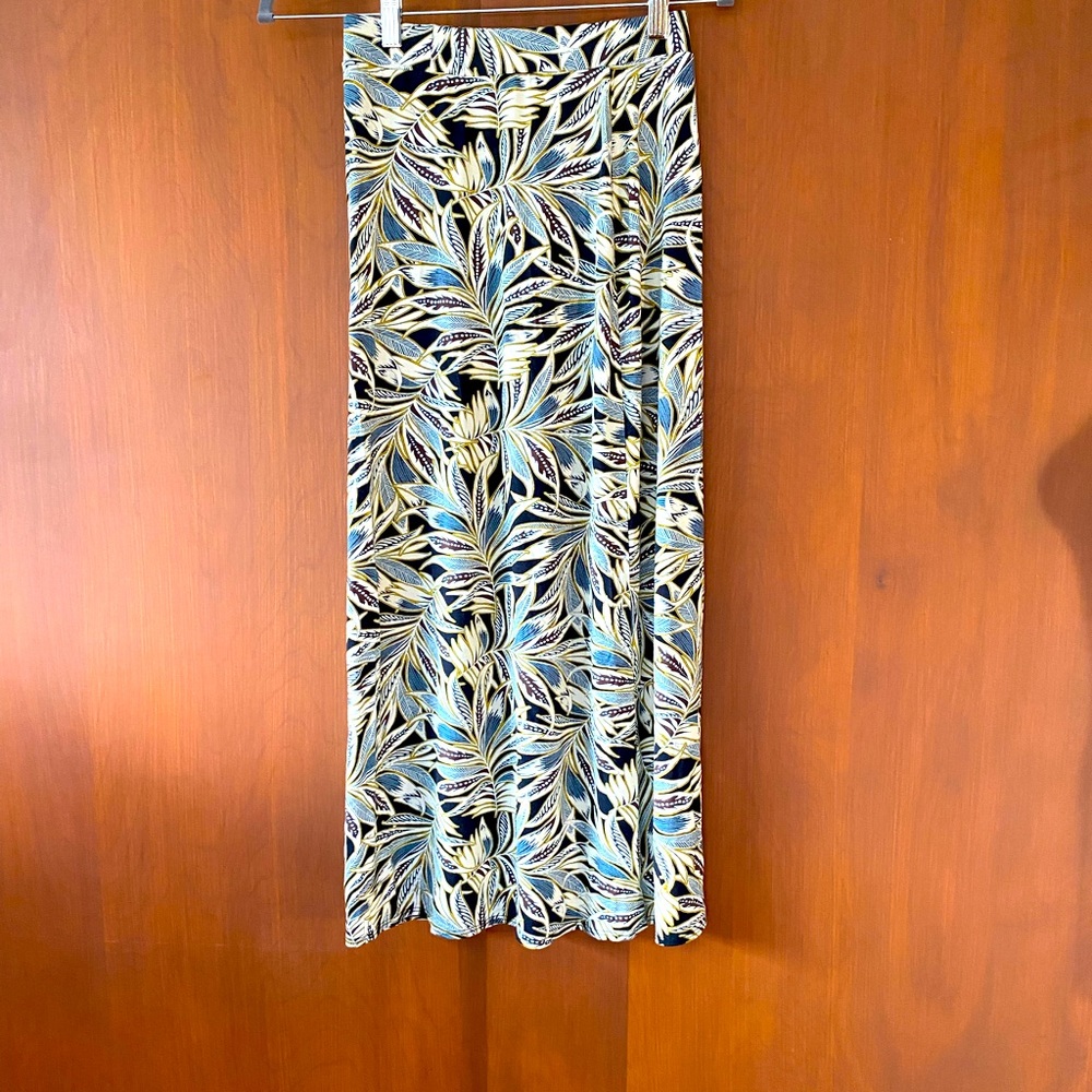 Salaam skirt with palm leaf print